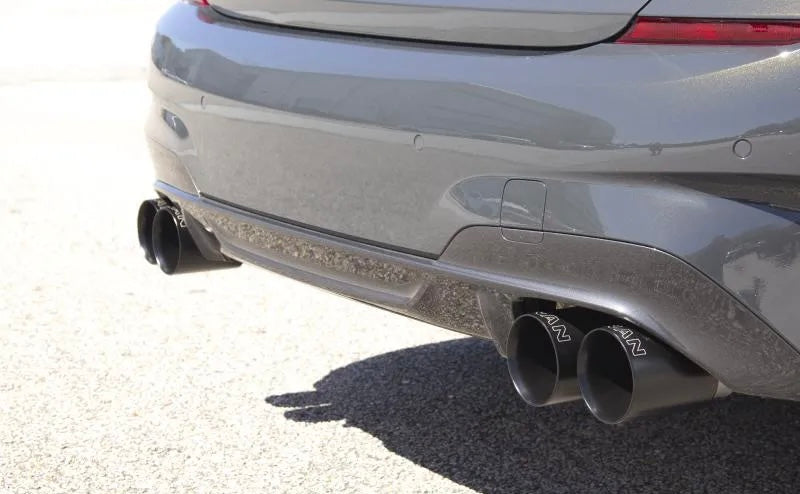 Dinan Free Flow Axle-Back Exhaust - 2020-2024 BMW M340i/M440i Stainless Steel - Black Tips - G20 / G22 / G23 / G26