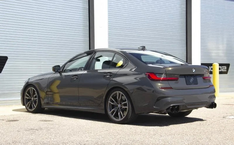 Dinan Free Flow Axle-Back Exhaust - 2020-2024 BMW M340i/M440i Stainless Steel - Black Tips - G20 / G22 / G23 / G26