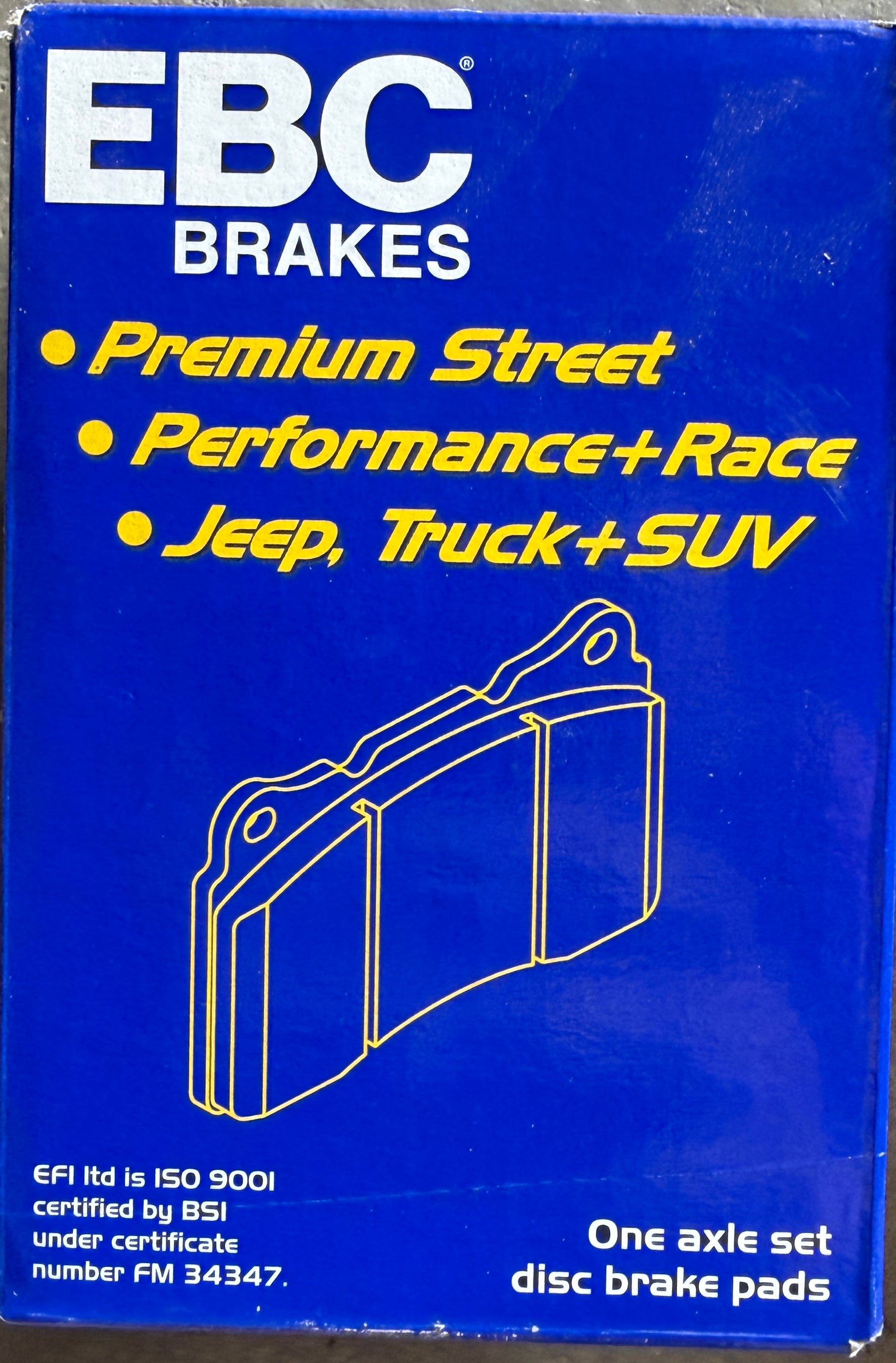 EBC Blue Stuff Rear Brake Pads fits BMW PN: DP52415NDX