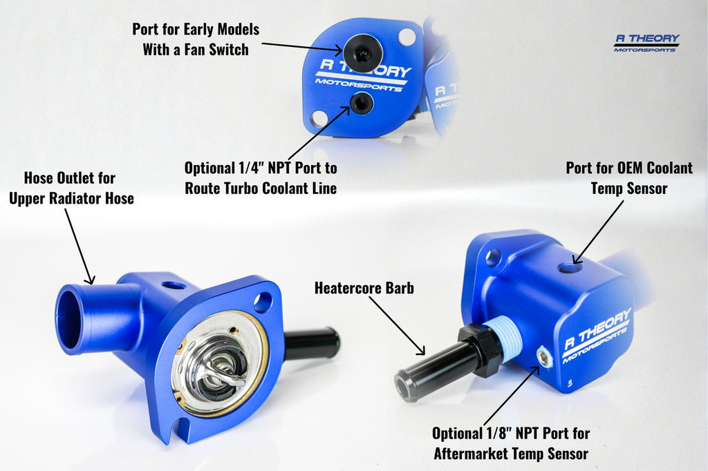 R-Theory Motorsports NA/NB MX-5 Miata Coolant Reroute Kit